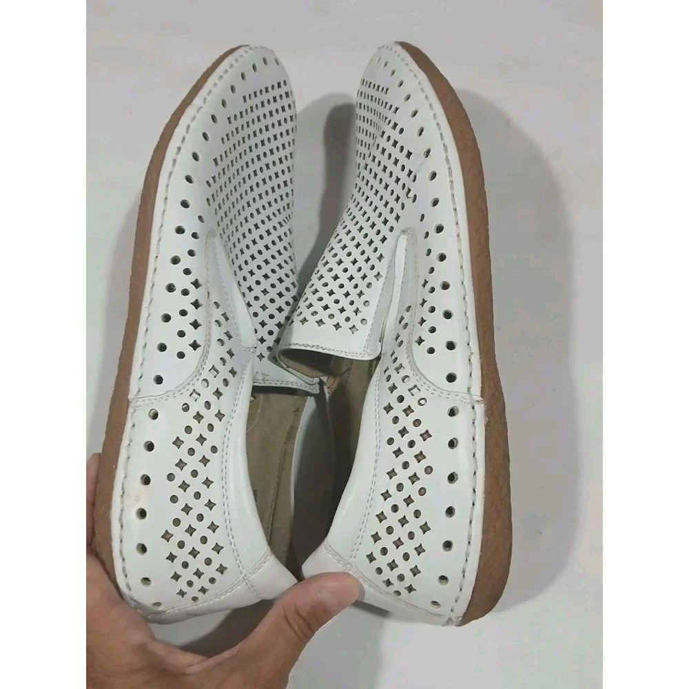 Stacy Adams Perforated Slip On Loafers